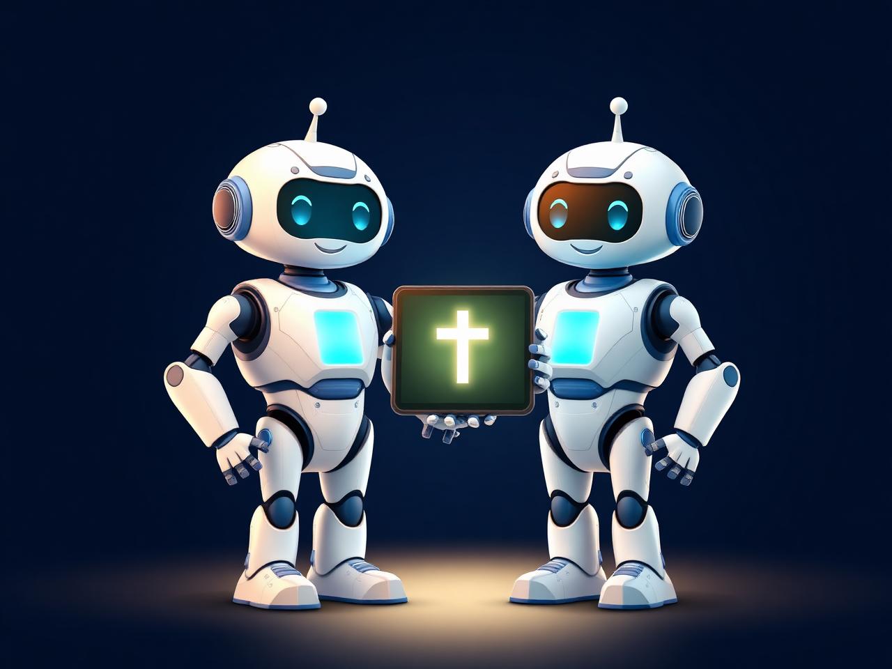 Assistentes inteligentes — robozinhos cristãos prontos para te ajudar